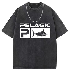 Men T Shirts Short-sleeved T-shirt women washed and old