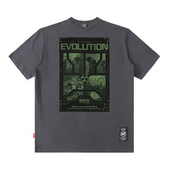 T-shirt imprimé homme à manches courtes style Hip Hop