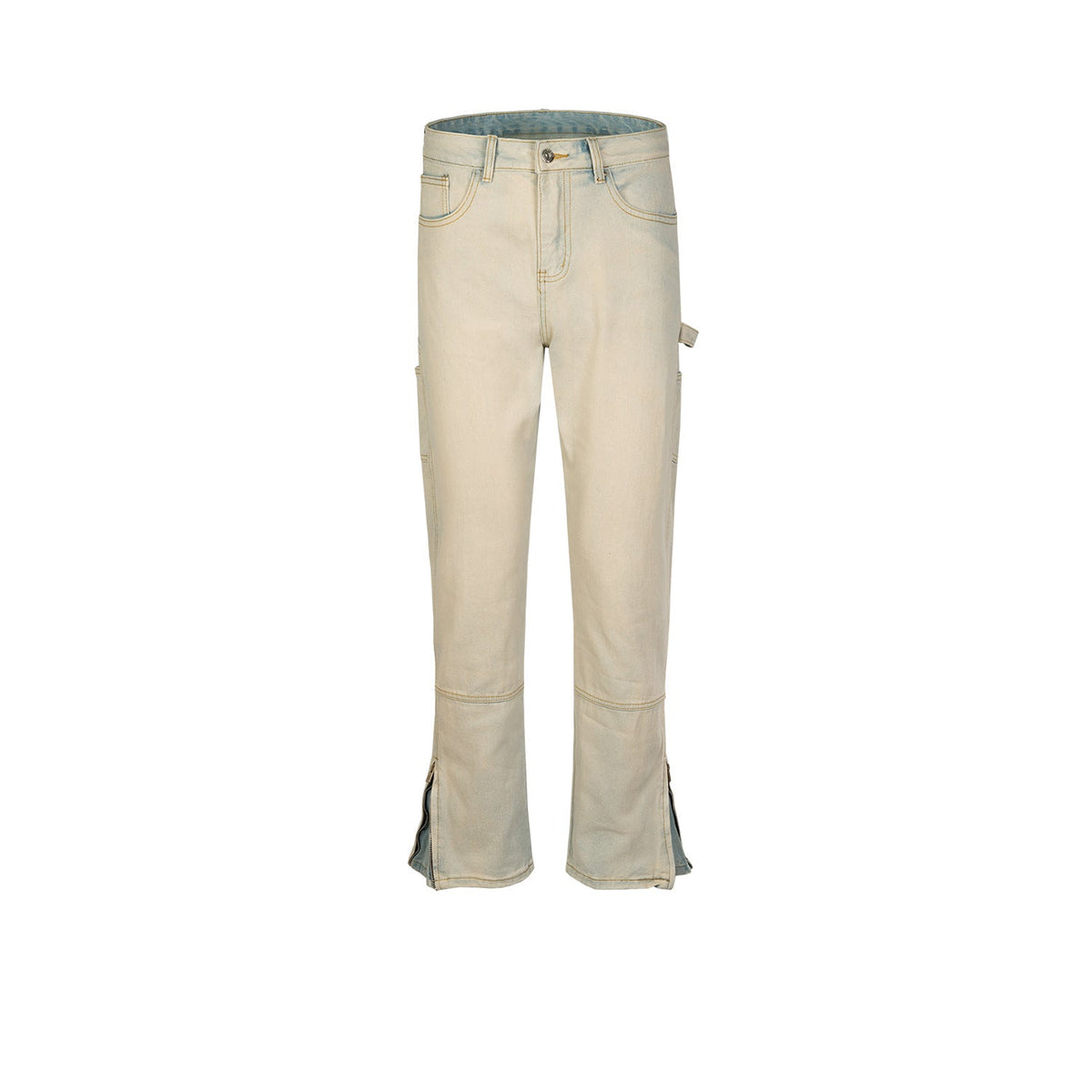 Men's Vintage Pants Washed Old Trousers Men's and Women's Jeans MIJKO
