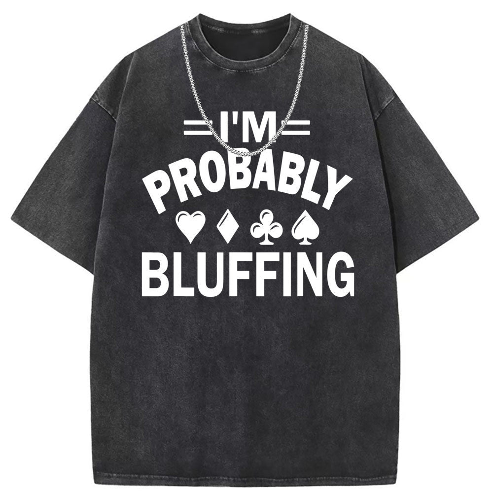 Men T Shirts Pure cotton round neck short-sleeved T-shirt women's washed and old