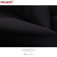 Mens Vintage Pants Multi-Pocket Slim-Fit Zipper Wide-Foot Casual Pants MIJKO