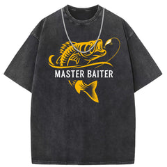 Men T Shirts Washed old punk cotton printed short-sleeved T-shirt