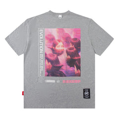 T-shirt homme été, Marque de mode américaine, Manches courtes, Coupe ample