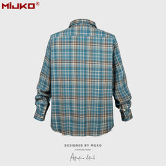Mens Jacket Plaid Jacket Unisex Cityboy MIJKO