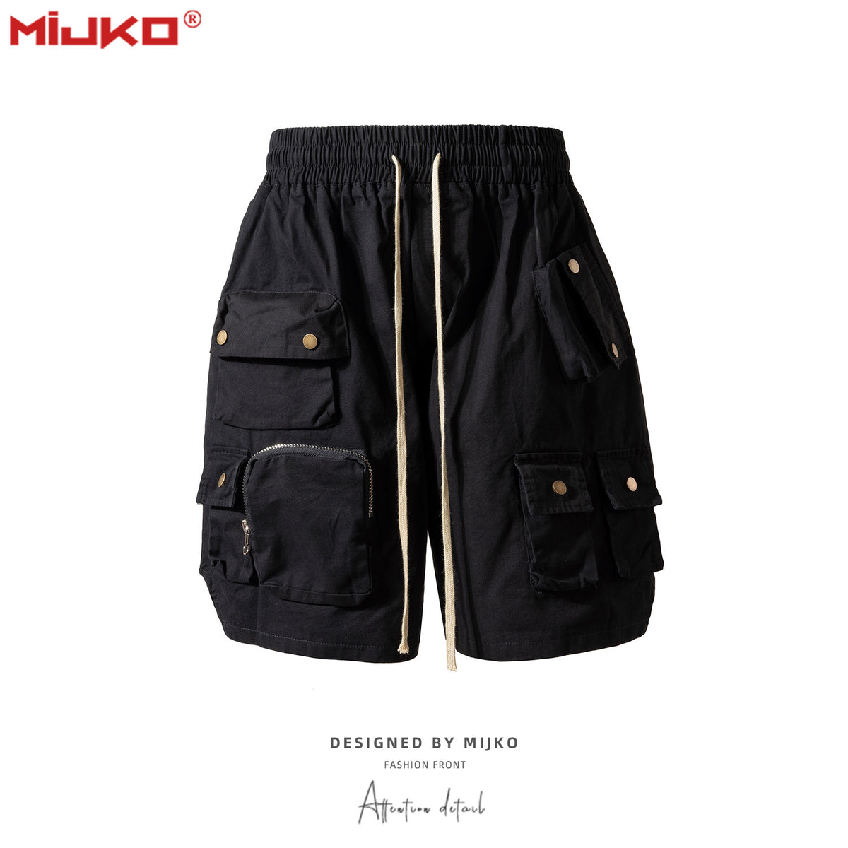 GGGard MIJKO series men's wear women's spring and summer urban functional casual pants men's and women's Epidemic style multi-pocket shorts