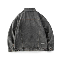 Veste en jean ample grande taille pour homme - style vintage - Printemps