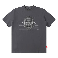 Men T Shirt Summer American Street Fashion Brand Short Sleeve T-shirt Men's Loose
