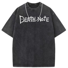 Men T Shirts Short Sleeve T-Shirt Washed Old Punk