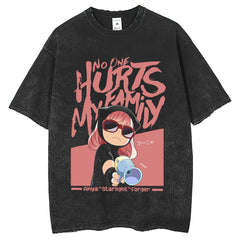 Men T Shirts Old Summer Washing Short Sleeve Printed T-Shirts