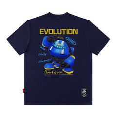 Men T Shirt Couple Short Sleeve Hip Hop Spring and Summer Loose