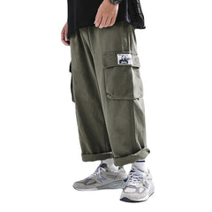 Men Cargo Pants Retro Classic Loose Large Size Spring and Autumn