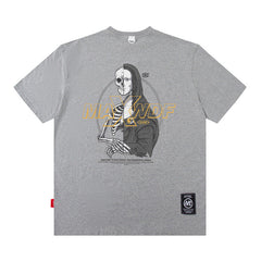 Men T Shirt T-shirt Men's and Women's Short Sleeve Loose Couple Outfit High Street