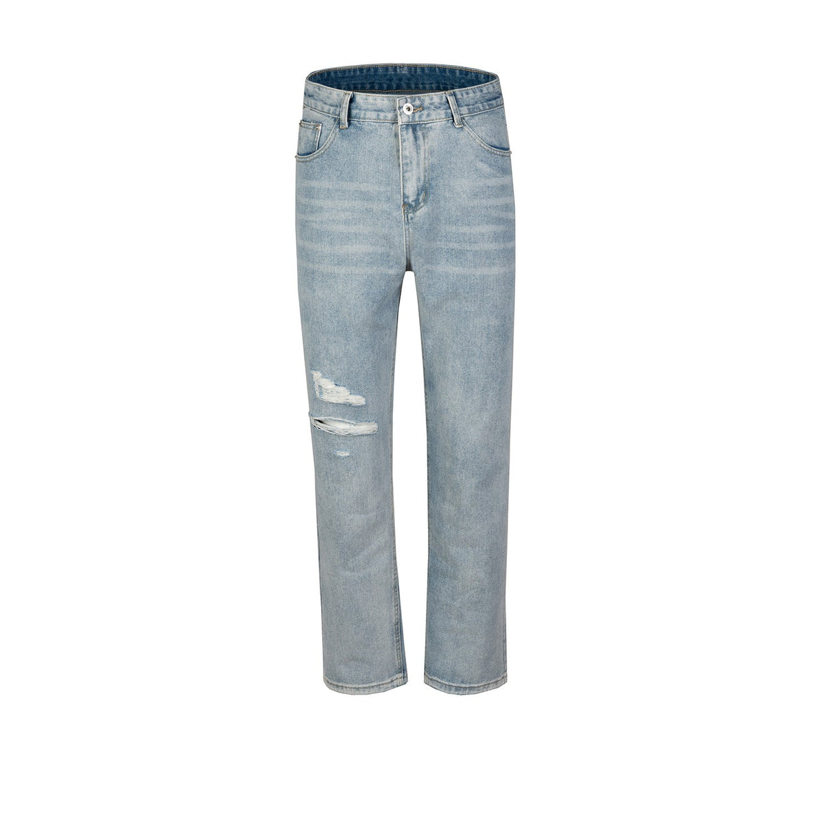 Men's Vintage Pants Zipper Pants Long Pants Men's and Women's Slim-Fit Jeans MIJKO