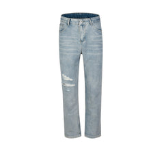 Men's Vintage Pants Zipper Pants Long Pants Men's and Women's Slim-Fit Jeans MIJKO