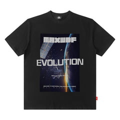 T-shirt Homme Imprimé Astronaute Manches Courtes Haut d'été ample pour Homme