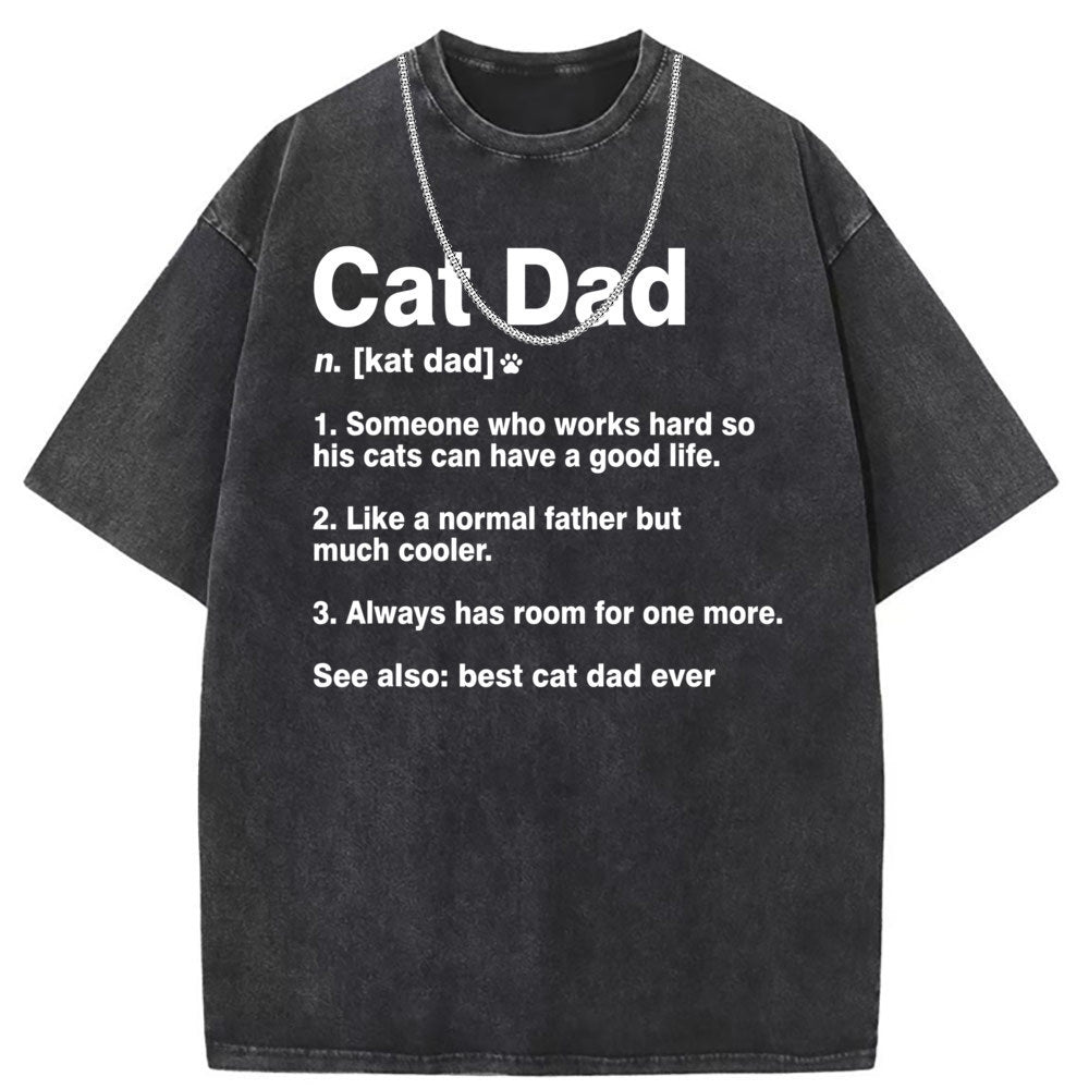 Men T Shirts Short Sleeve T-Shirt Women Washed Old American