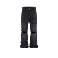 Mens Vintage Pants Ripped Jeans MIJKO