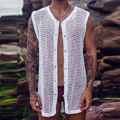 Rave Outfits Mens Vest Base Clothing