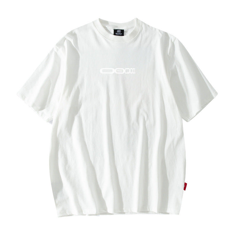 T-shirt Homme T-shirt à Manches Courtes Homme et Femme Col Rond Ample Imprimé Style Urbain