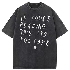 Mens T Shirts Loose Print