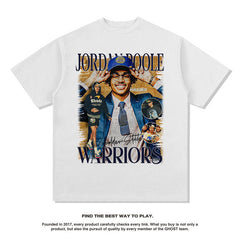 Nba T Shirt Poole Basketball Star Printed Short Sleeve T-shirt American Style