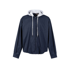 Mens Jacket Plaid Hooded Jacket MIJKO