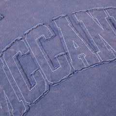 Men Long Sleeve T Shirt Old Washing Water Paste Cloth Embroidery Five-Pointed Star