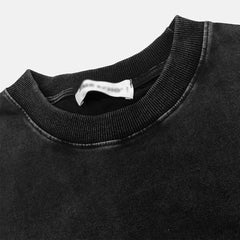 Men Long Sleeve T Shirt Doberman Pinscher Printed Washed Old Loose