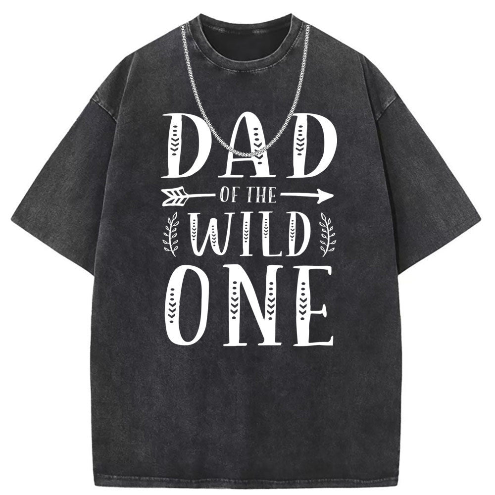 Men T Shirts Short Sleeve T-Shirt Washed Old Punk Loose