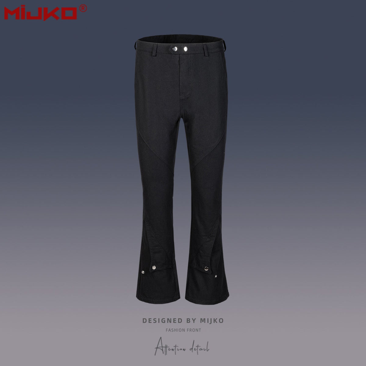 Mens Vintage Pants Slim Fit Casual Pants Simple Unisex Pants MIJKO