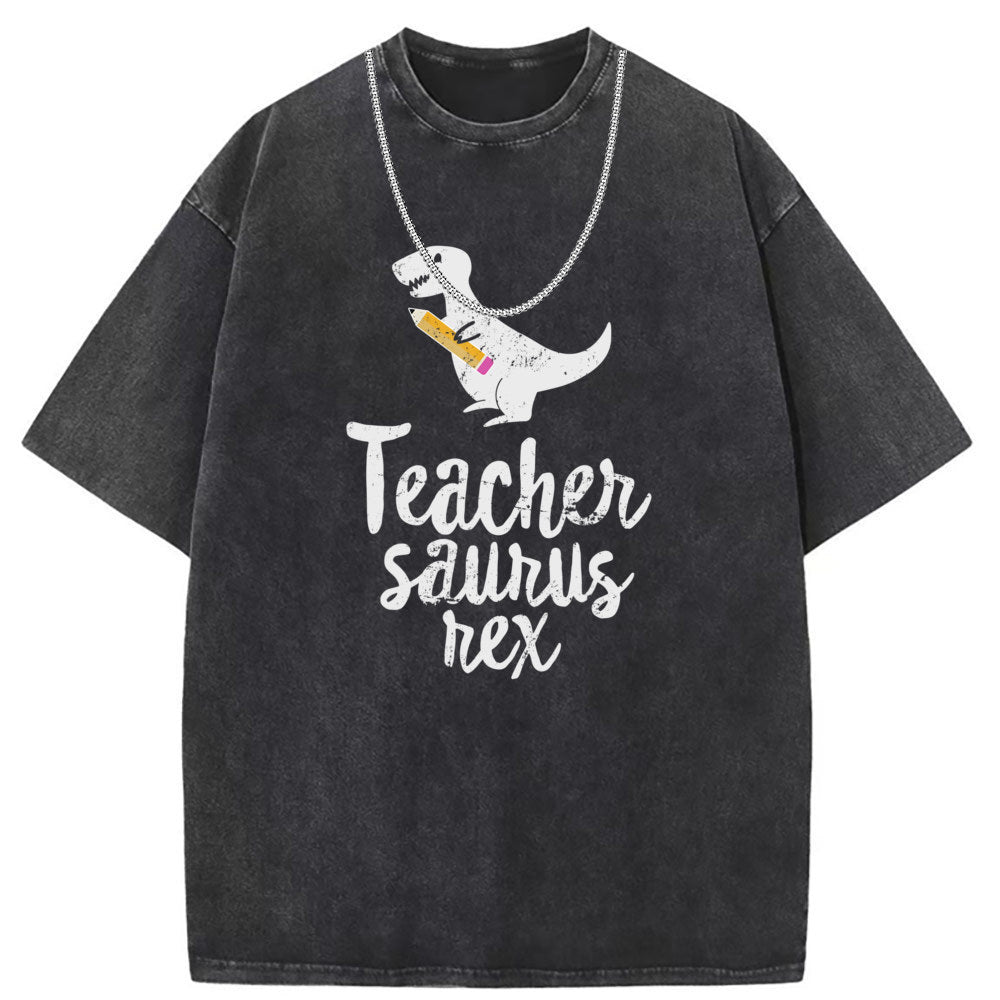 Men T Shirts Washed old punk short-sleeved T-shirt