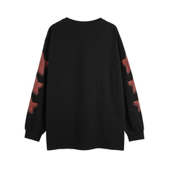 Men Long Sleeve T Shirt Trend XINGX Printed Loose Top