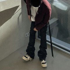 Mens Vintage Pants men's women's autumn and winter RICK micro-pull trousers jeans MIJKO