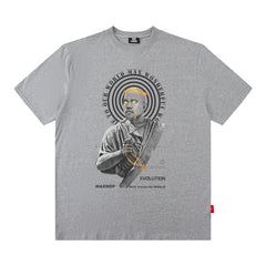 T-shirt imprimé à manches courtes pour homme et femme