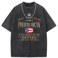 Men T Shirts Washed old printed short sleeves loose