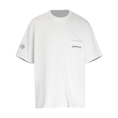 CHH Chrome Heart T Shirts Colorful Cross Flower Arm Short Sleeve