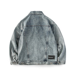 Veste en jean ample grande taille pour homme - style vintage - Printemps