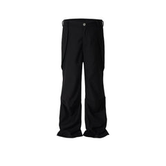 Men Vintage Pants Spliced trousers pleated casual trousers MIJKO