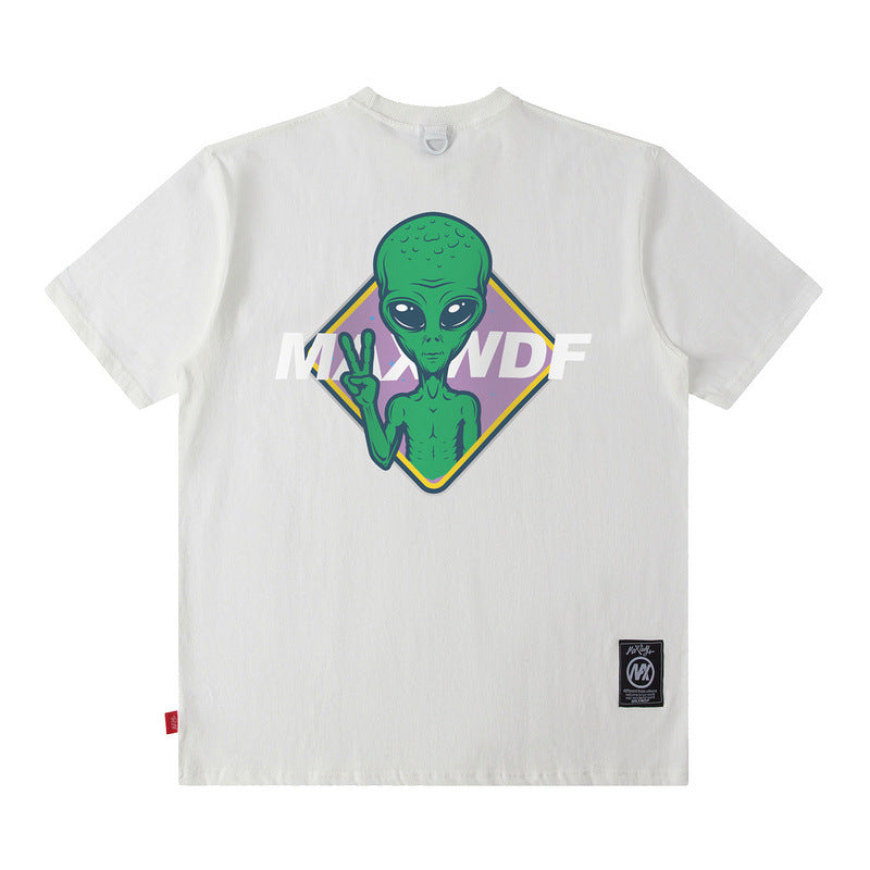 T-shirt imprimé homme à manches courtes style Hip Hop