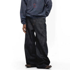 GGGard MIJKO series men's clothing women's multi-size trousers men's and women's same loose neutral scimitar three-dimensional Baggy original cow jeans