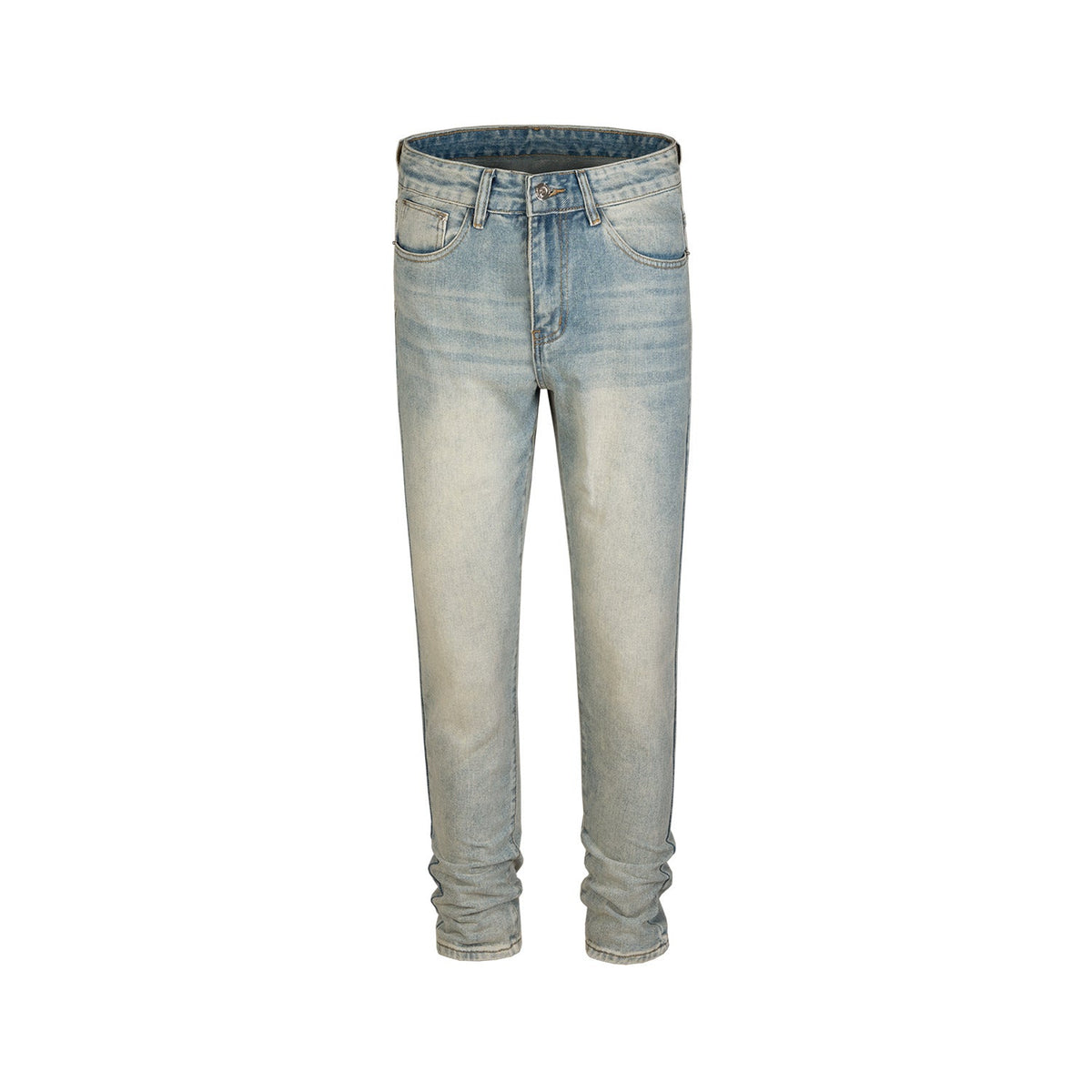 Mens Vintage Pants Washed Old Trousers Jeans MIJKO