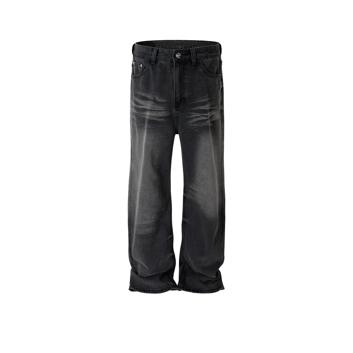 Men's Vintage Pants Old Trousers Men's and Women's Straight Wide-Foot Jeans MIJKO