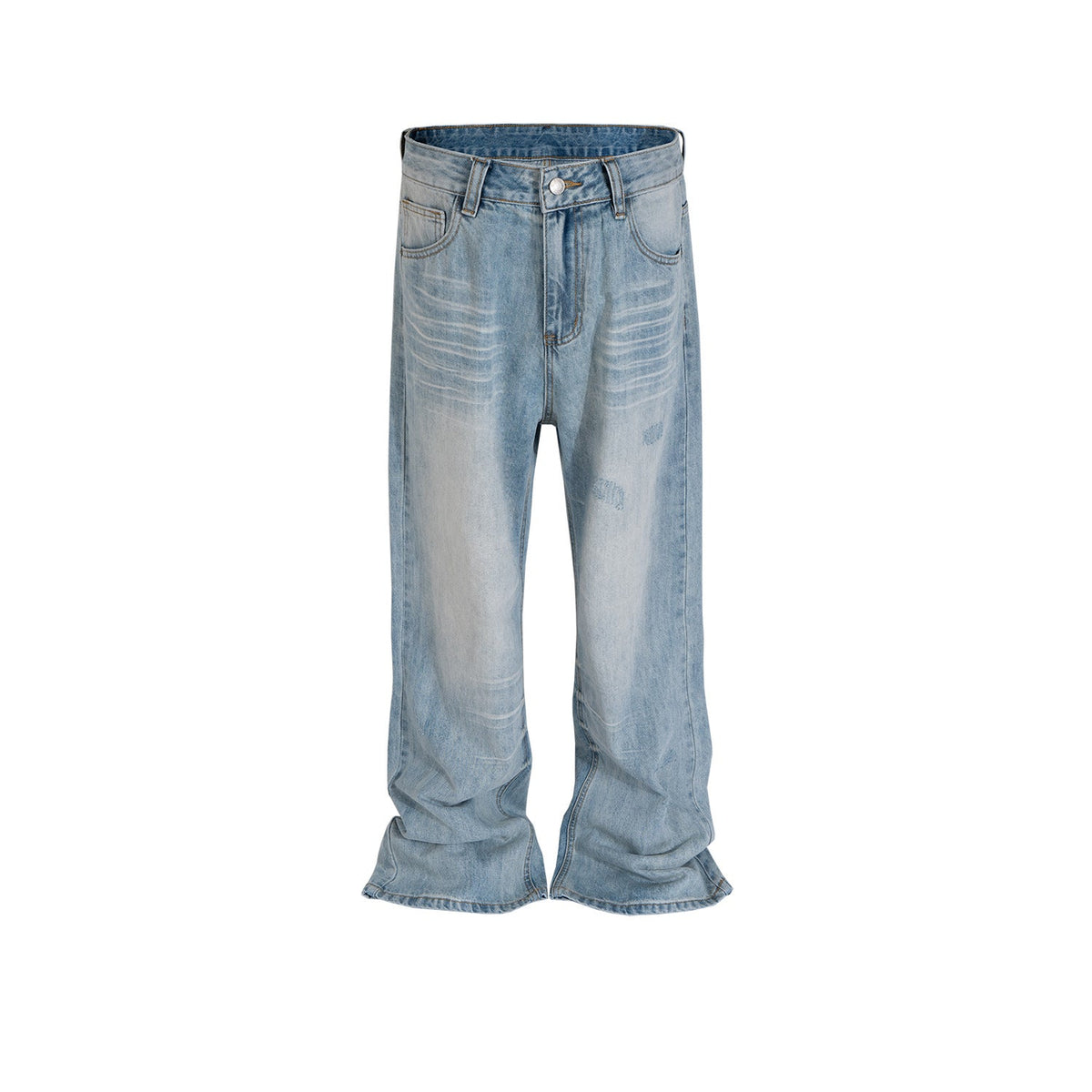 Men's Vintage Pants Men's Clothing Women's Washed Old Men's and Women's Jeans MIJKO