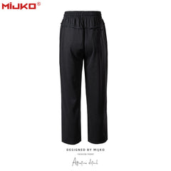 Men Vintage Pants Spliced Sweatpants Casual Pants MIJKO