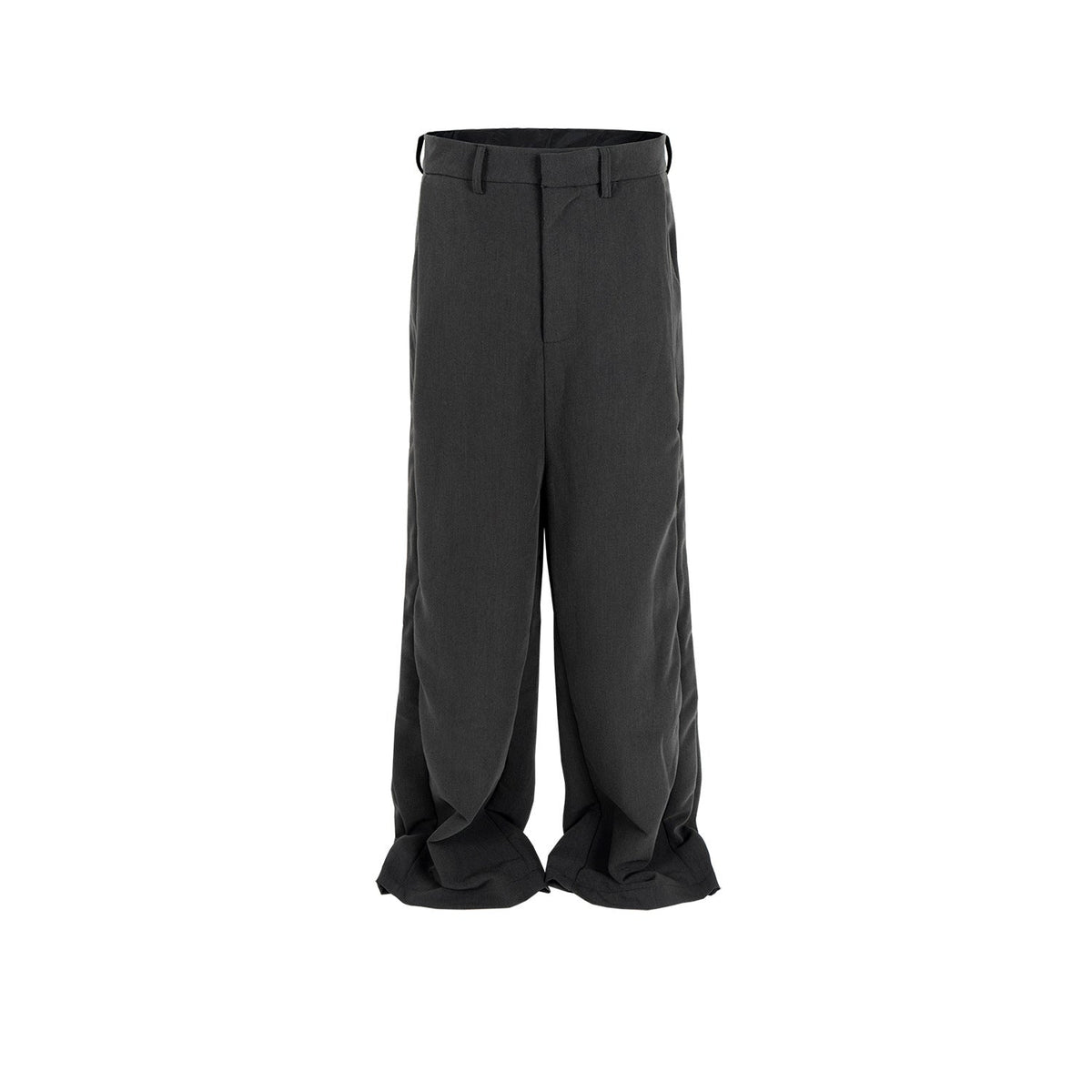 Men's Vintage Pants Zipper Design Casual Trousers Men's and Women's Three-dimensional Wide Legs MIJKO