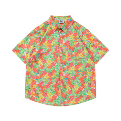 Men Beach Leisure T Shirts Retro Loose Beach