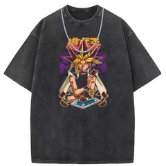 Mens T Shirts Vintage Anime Short Sleeves