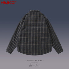 Mens Jacket Plaid jacket MIJKO