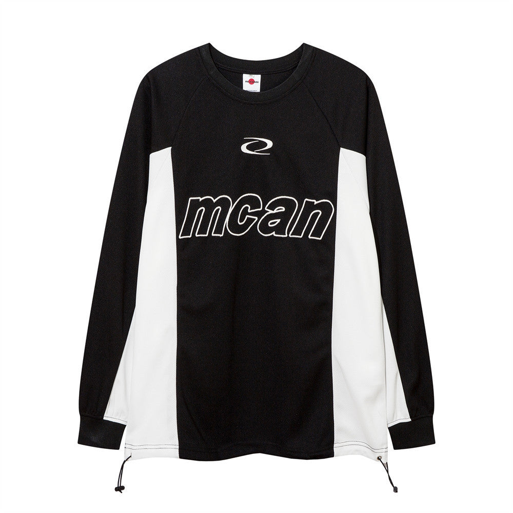 Men Long Sleeve T Shirt Racing Suit Mesh Quick-Drying Sports