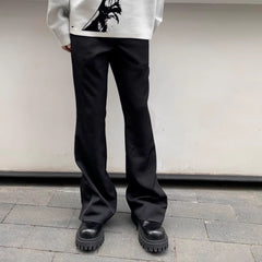 Men's Vintage Pants Men's Women's Trousers Slit-slit micro-pull pants MIJKO